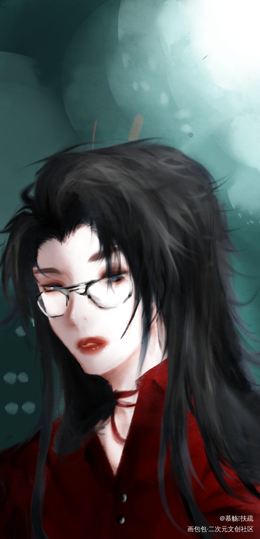 即兴发挥_摸鱼oc绘画作品