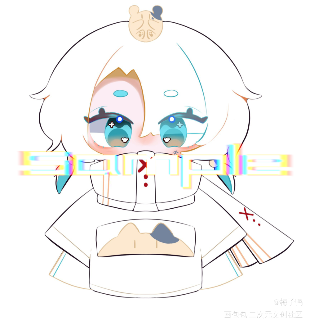 崽崽_Q版约稿oc绘画作品