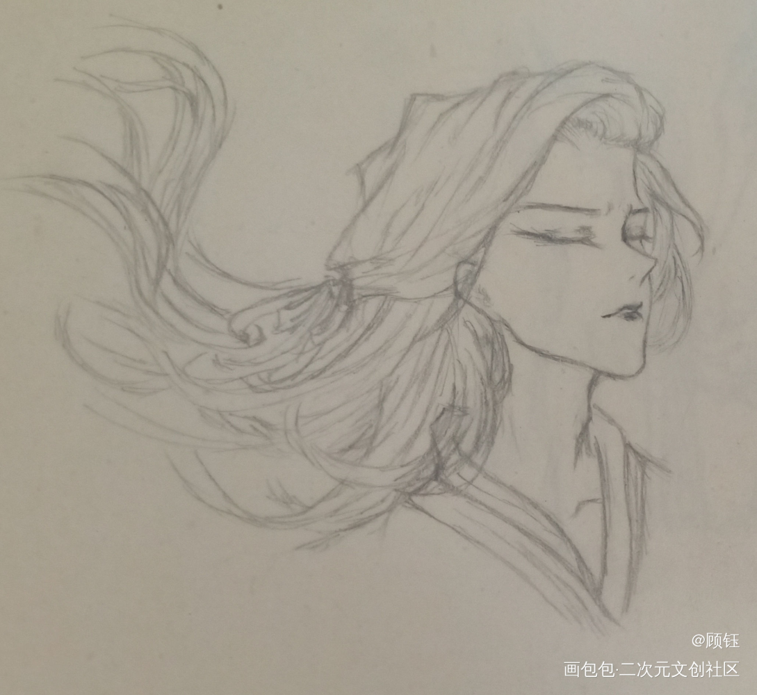 魏无羡_魔道祖师魏无羡手绘古风绘画作品