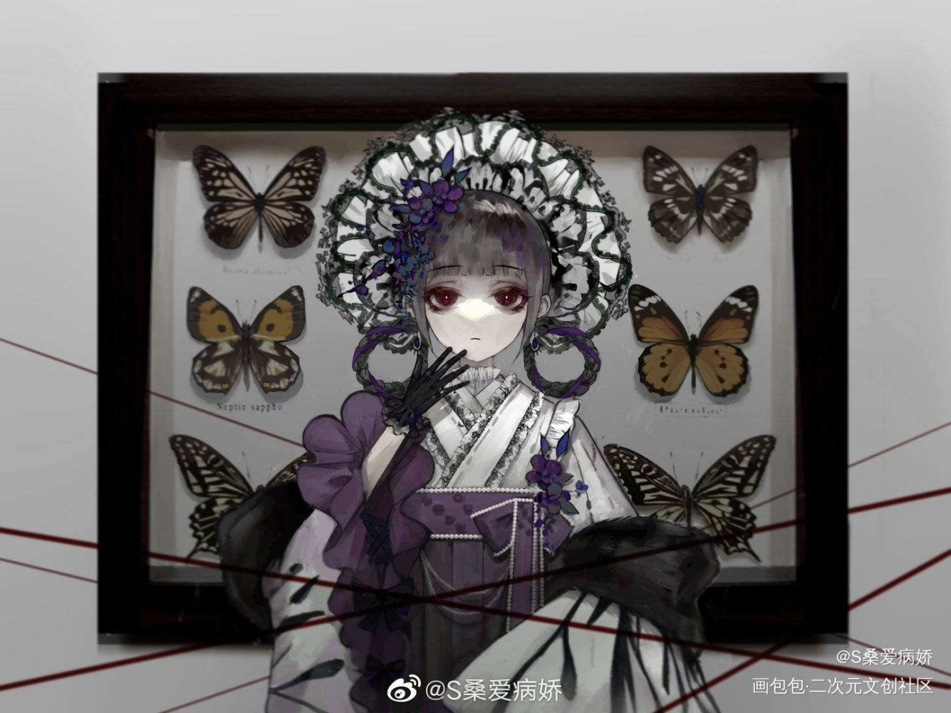 oc自家女儿_厚涂日系插画s桑的集合地原创绘画作品