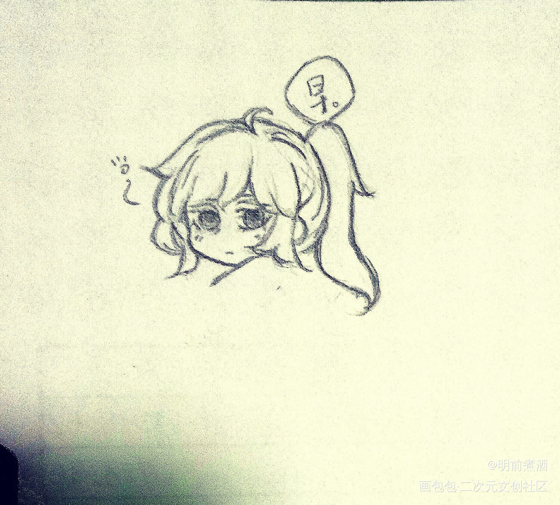 五分钟摸个鱼_魔道祖师魏无羡手绘绘画作品