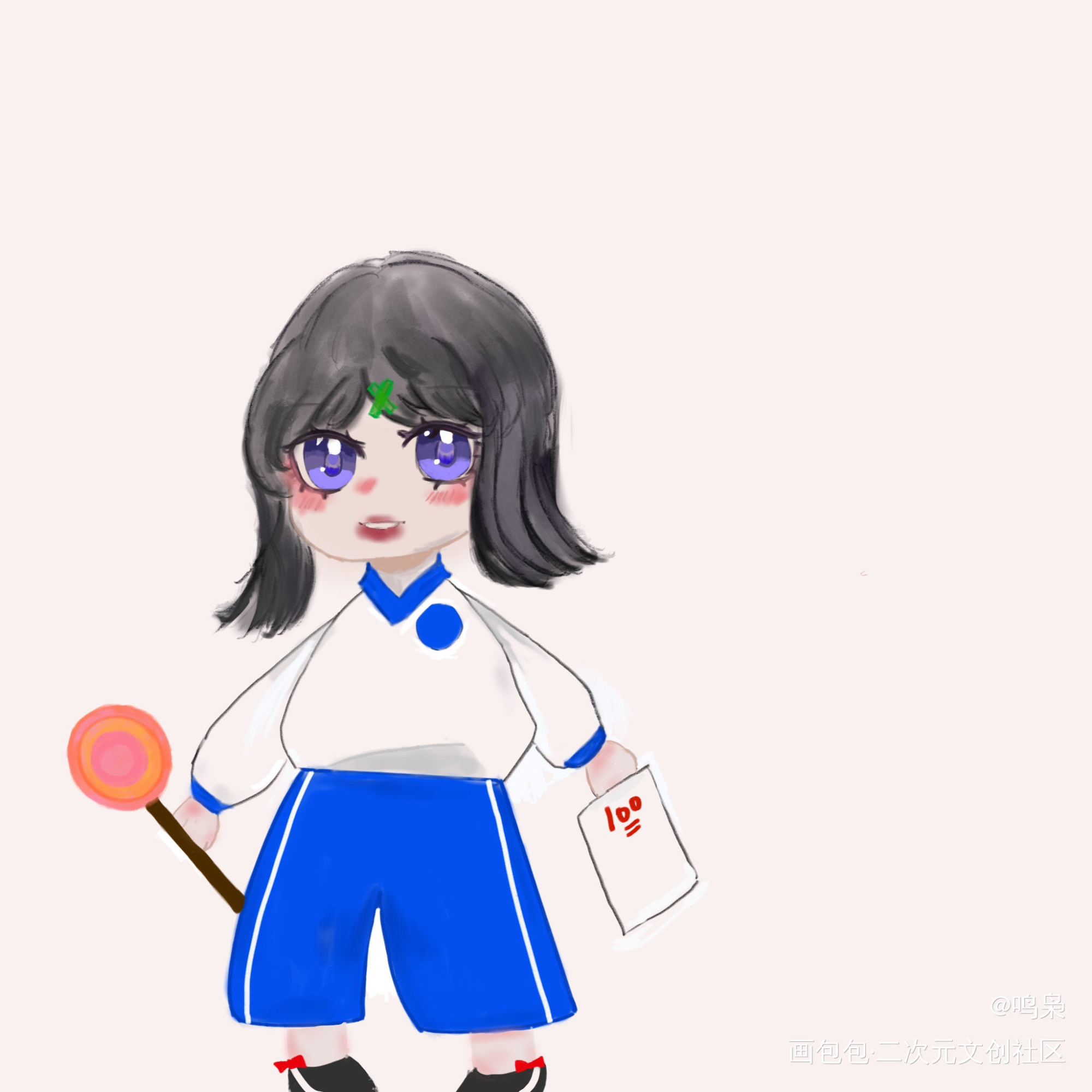 给同学画的无偿_Q版绘画作品