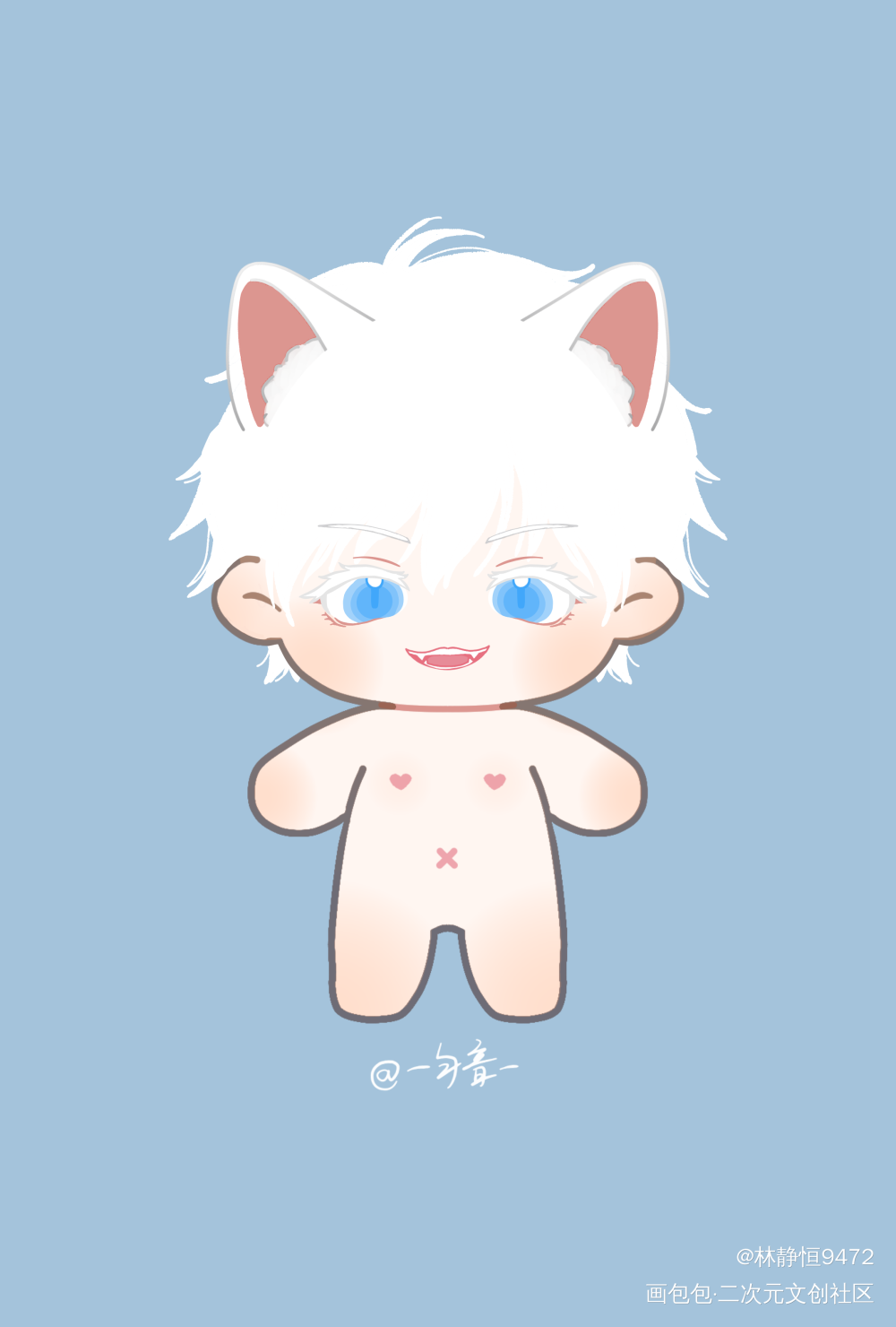18悟的娃稿_咒术回战五条悟绘画作品