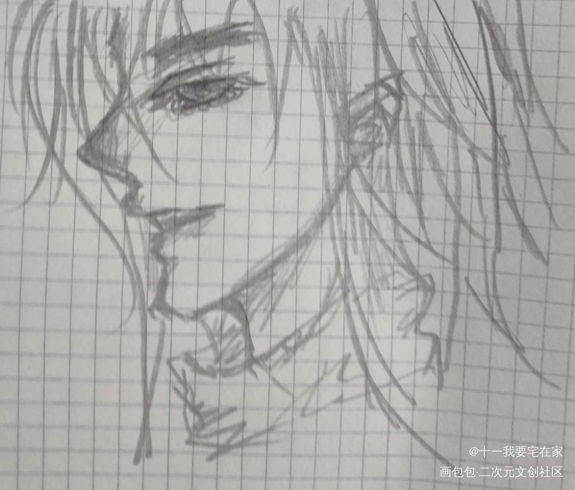 摸鱼_手绘oc绘画作品