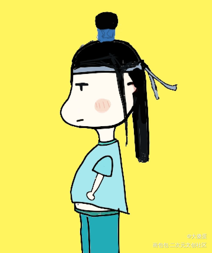 小小现代忘机_魔道祖师蓝忘机我要上首推绘画作品