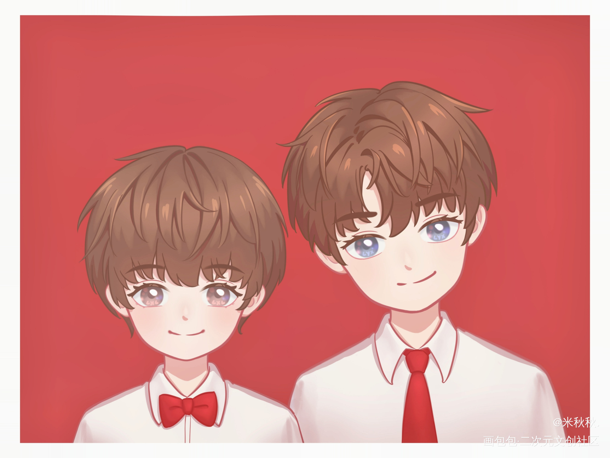 竹池2周年快乐！_手绘竹池绘画作品