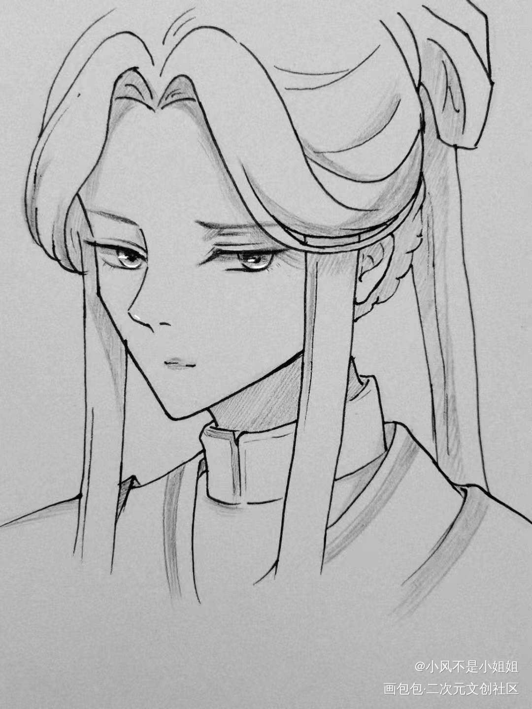 灵文_手绘临摹绘画作品