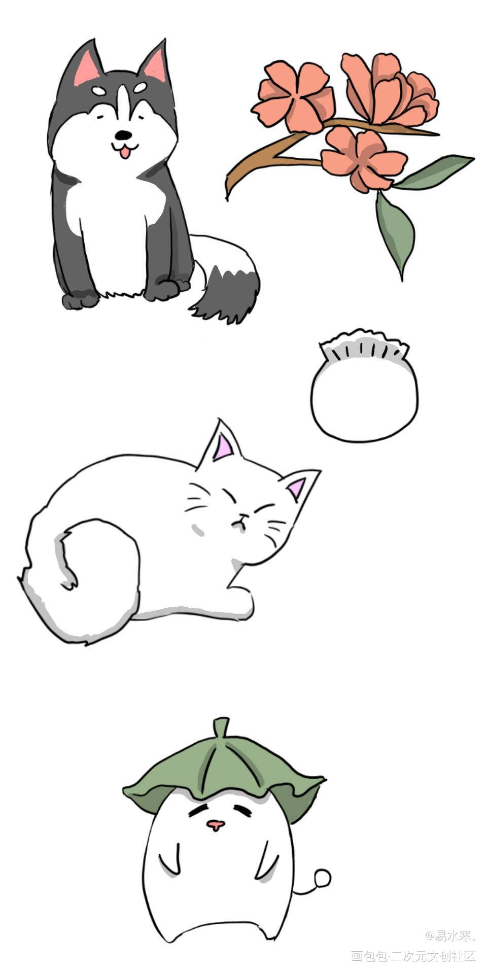二哈和他的白猫师尊_二哈和他的白猫师尊绘画作品
