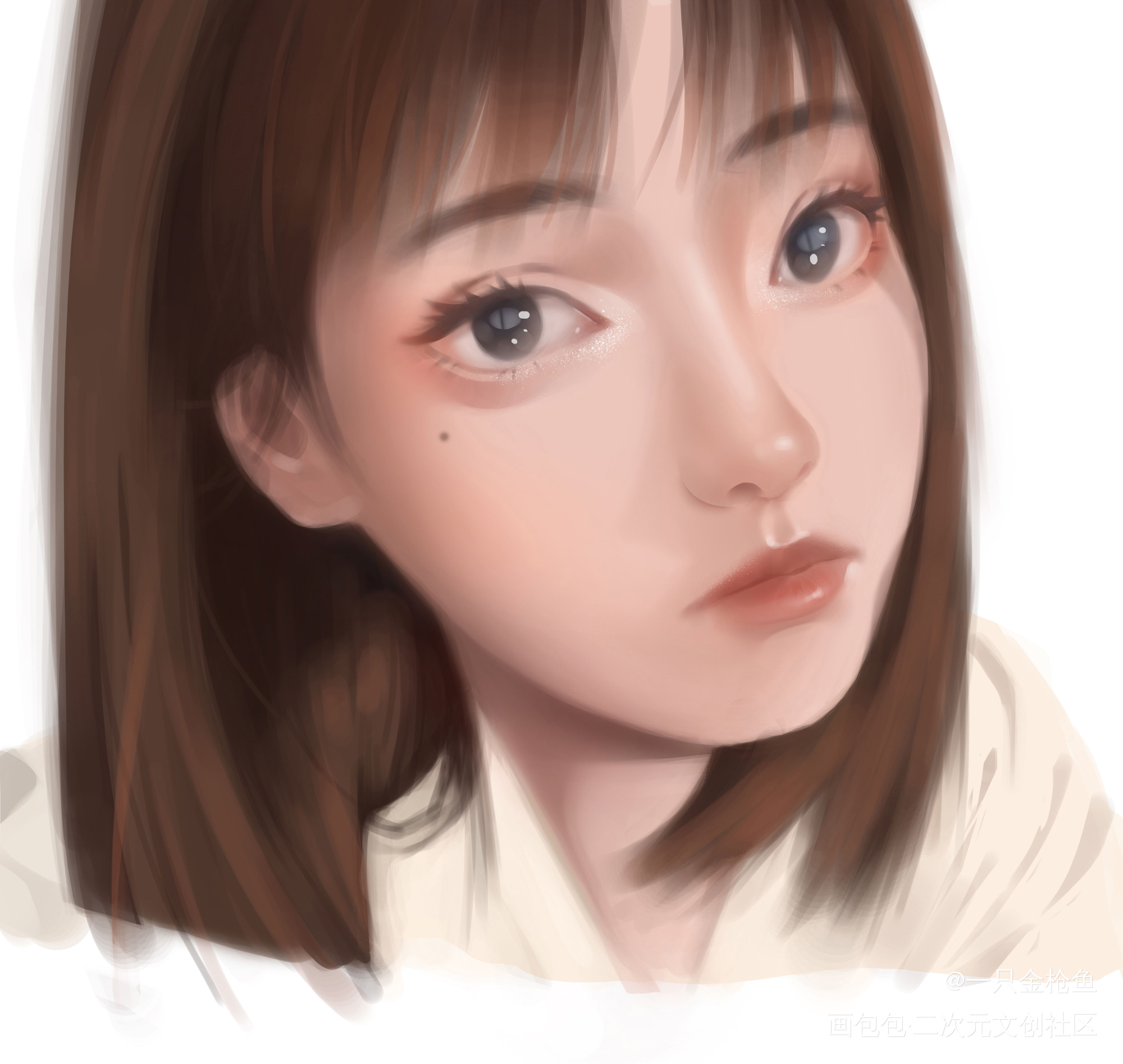 写实头像_厚涂绘画作品