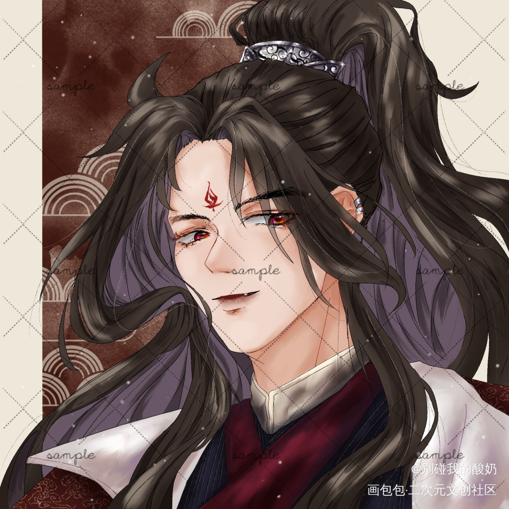 邪魅一笑的冰妹hhhhhhhh_人渣反派自救系统洛冰河墨香铜臭绘画作品