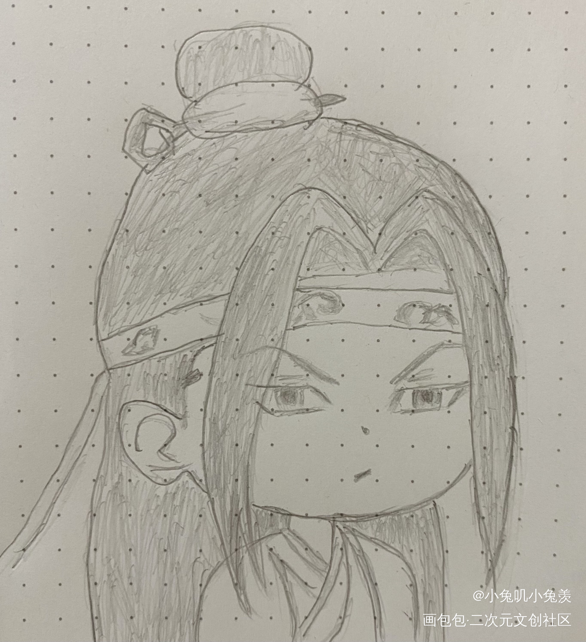 一只生气的小叽_魔道祖师忘羡绘画作品