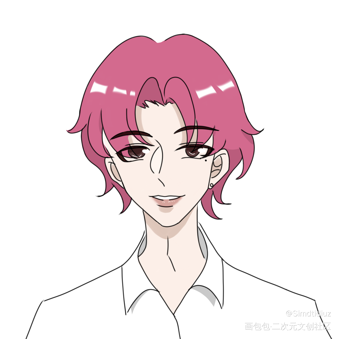 随便画的甜辛宝贝?_188男团妹叔赵锦辛指绘绘画作品