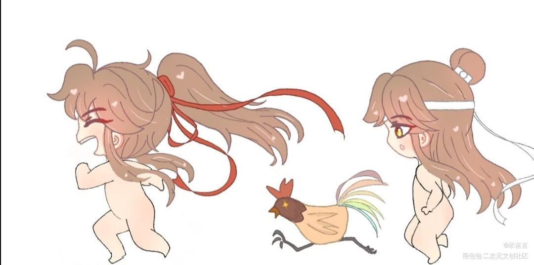 沙雕图—老图_魔道祖师忘羡蓝忘机魏无羡古风Q版同人绘画作品