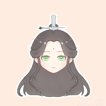 师尊大头贴_人渣反派自救系统沈清秋q版绘画作品