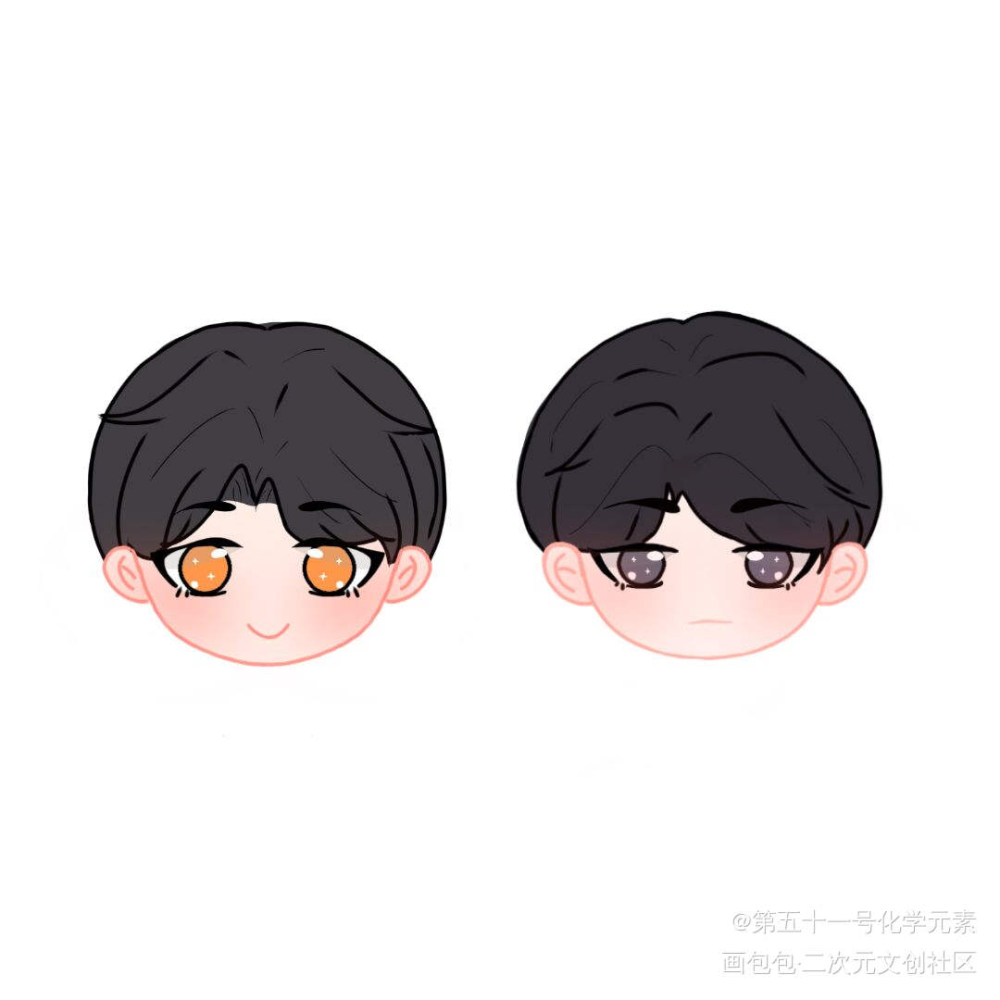晏美人和翔哥～_188男团晏周绘画作品
