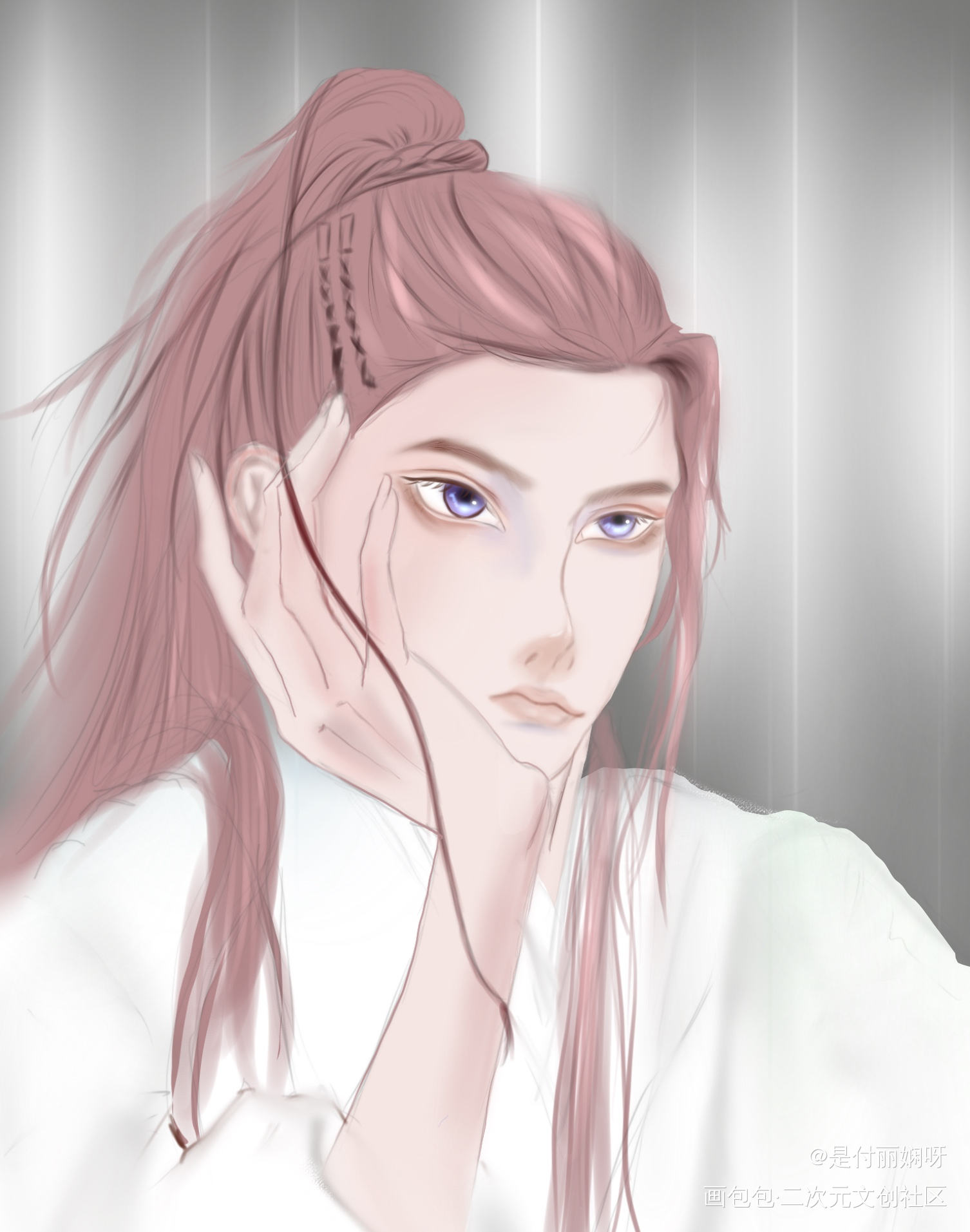 不合逻辑_半厚涂临摹绘画作品