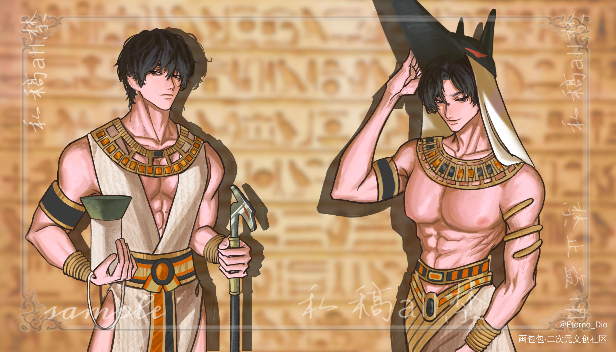 李简_你却爱着一个傻逼188男团李简绘画作品