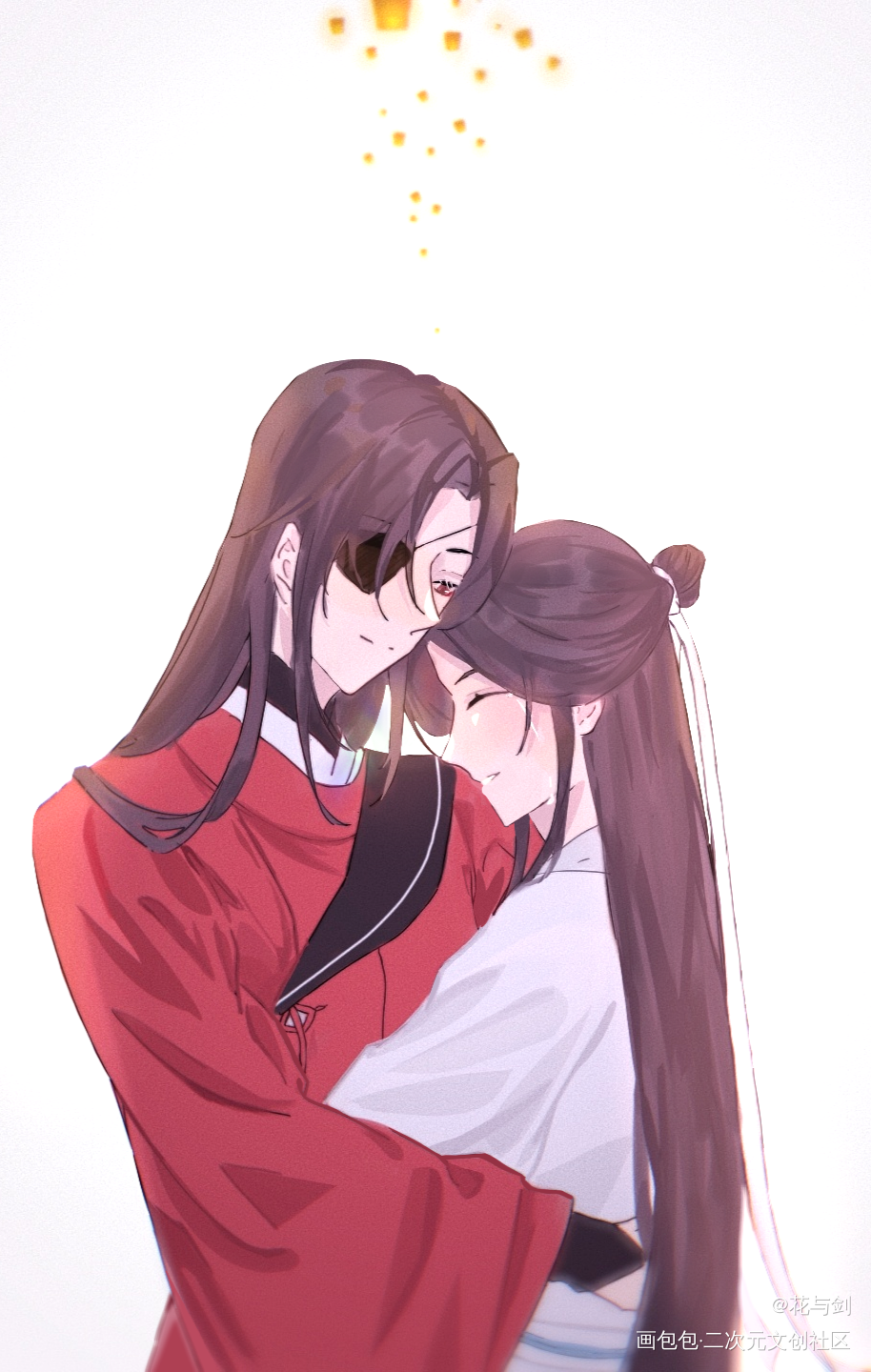 ??_天官赐福花怜绘画作品