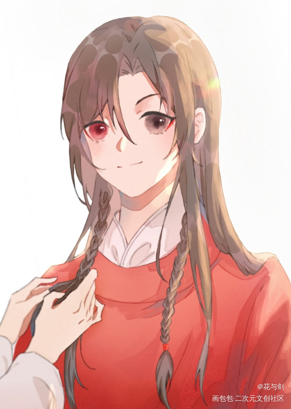 (*σ´∀`)σ_天官赐福花城绘画作品