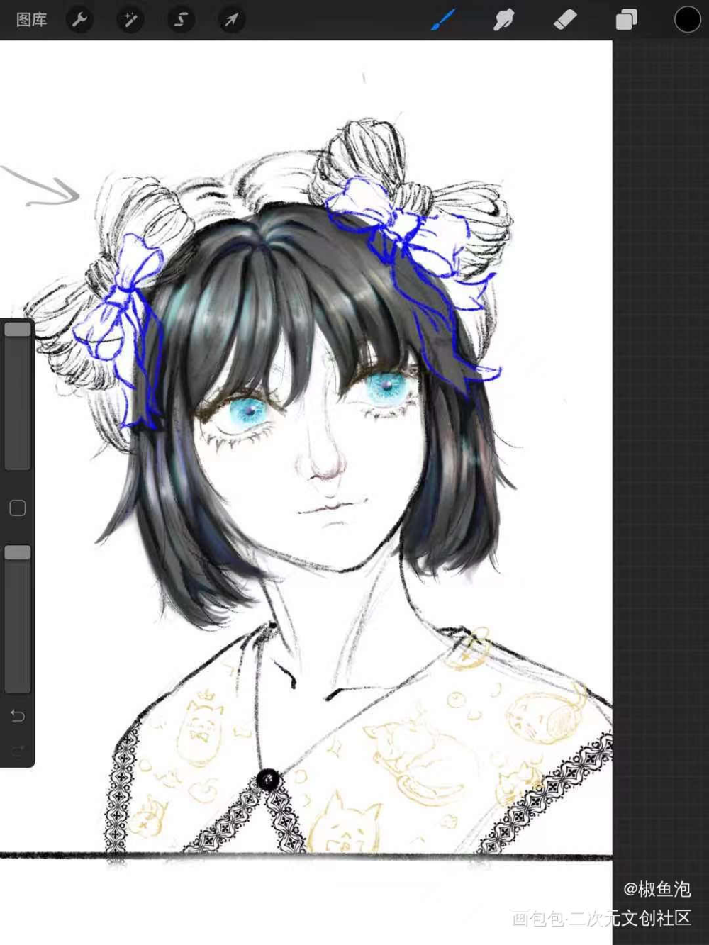 Procreate_厚涂平涂Q版原创绘画作品