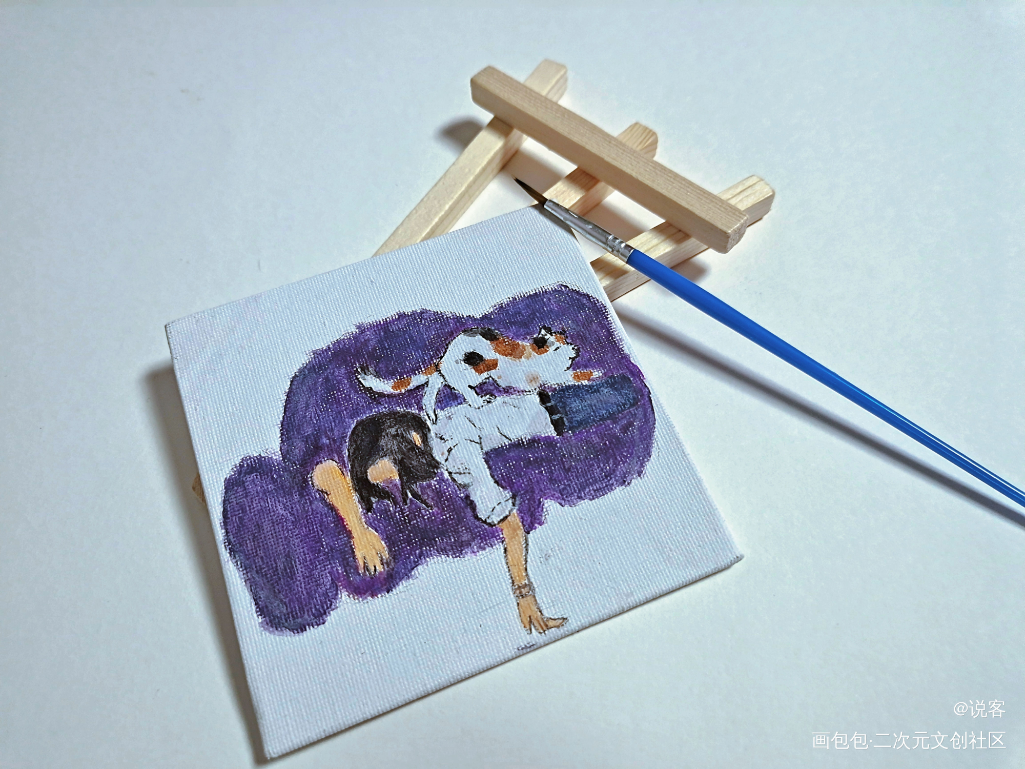 社畜嘟嘟(狗头)_默读费渡临摹绘画作品