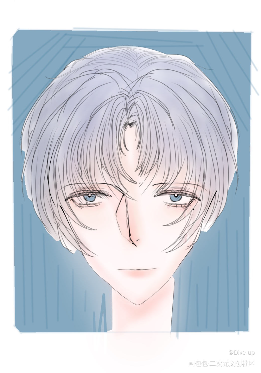 _(´ཀ`」 ∠)__手绘摸鱼原创绘画作品
