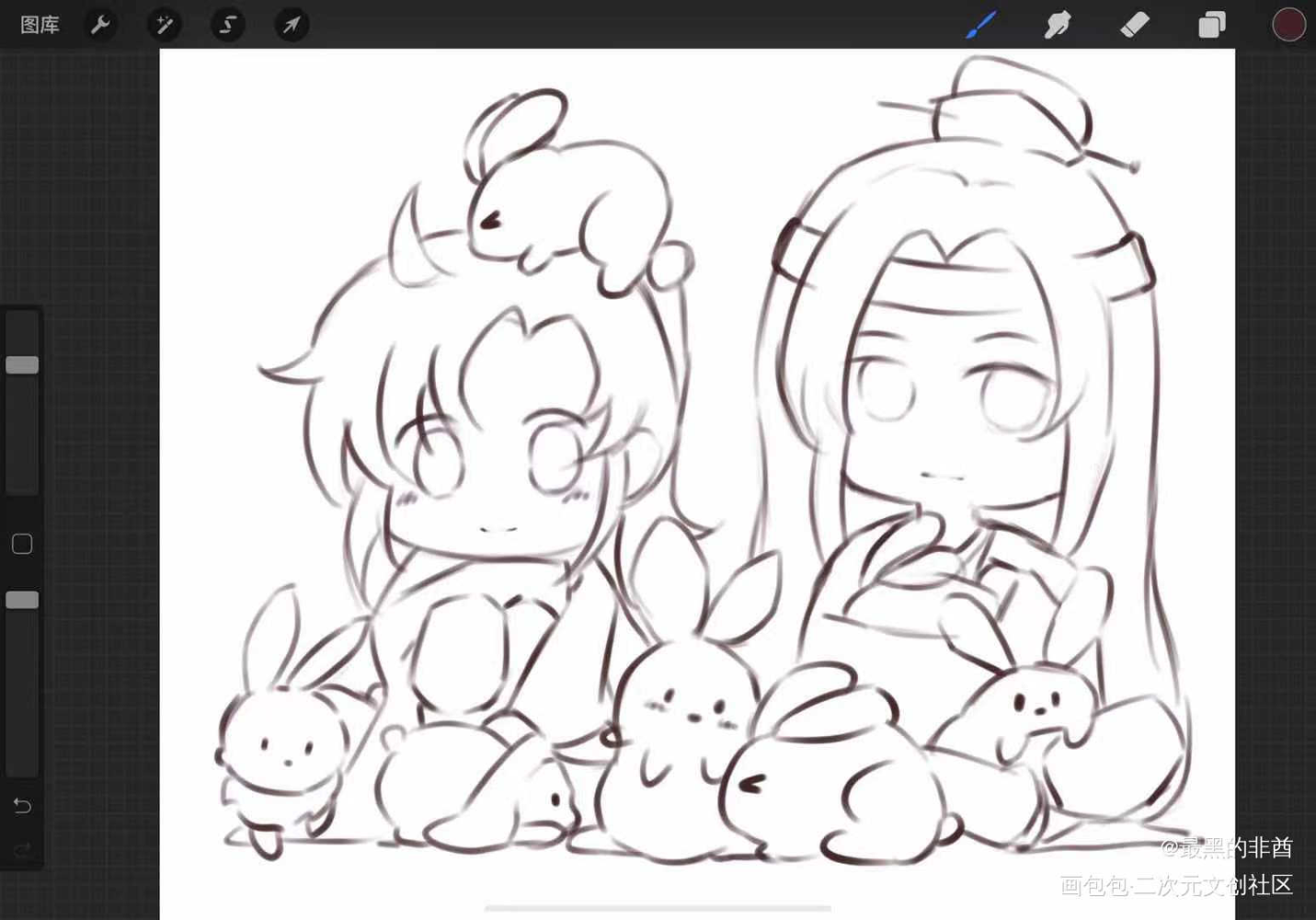 预个告_魔道祖师忘羡绘画作品