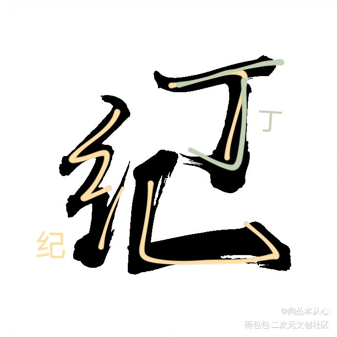 汉语＋丁纪组合字_碎玉投珠汉语我要上首推字体设计丁纪组合字见字如晤绘画作品