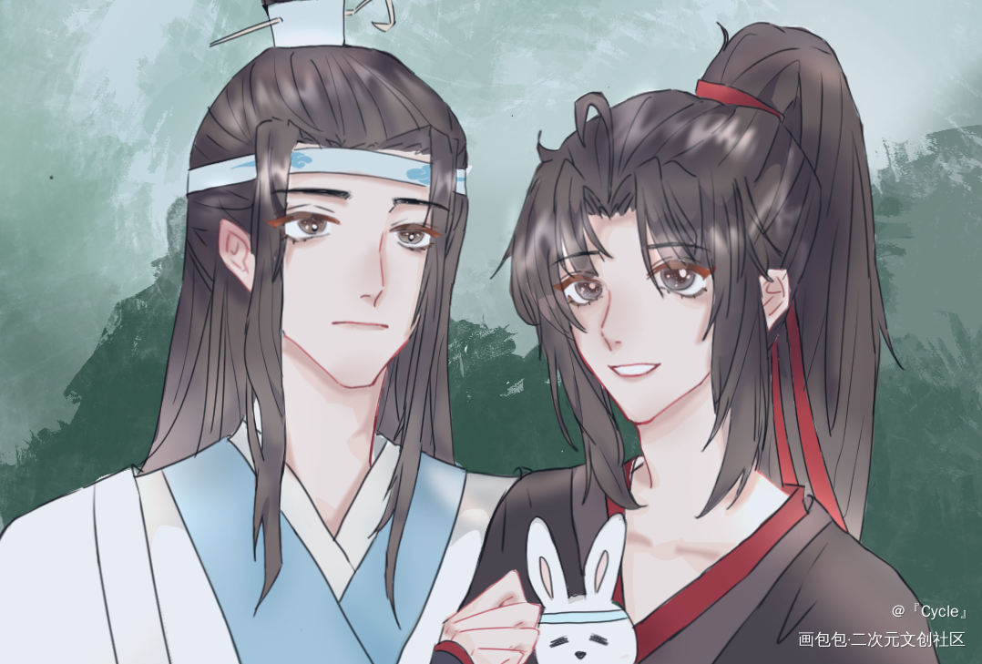 忘羡_魔道祖师忘羡约稿绘画作品