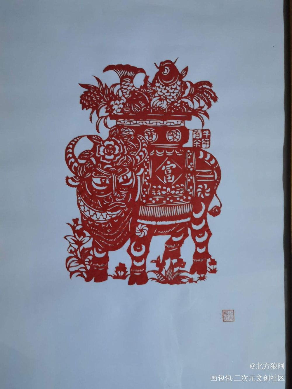 剪纸_剪纸手工礼物求约稿接稿绘画作品