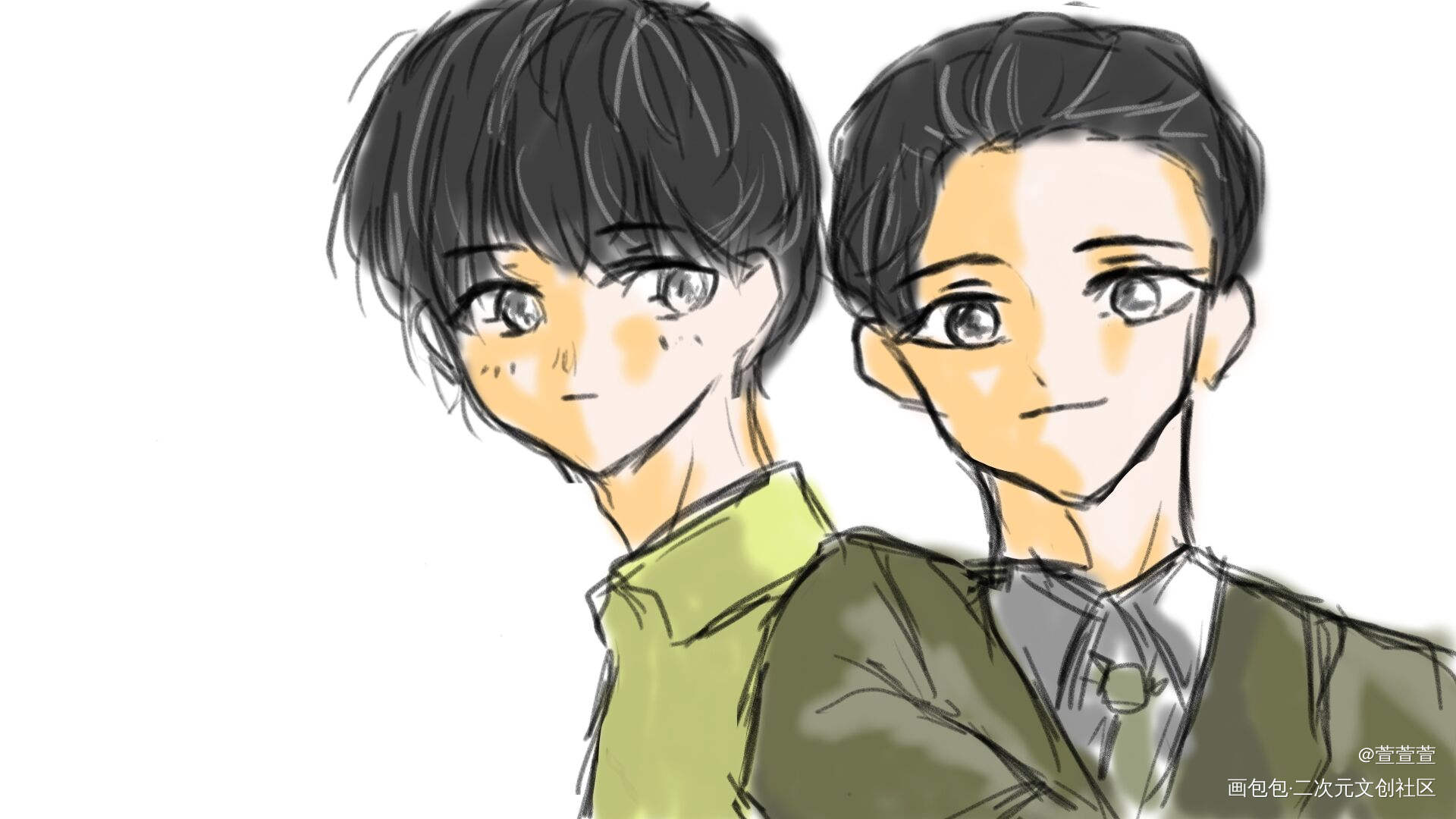 李简_188男团李简绘画作品