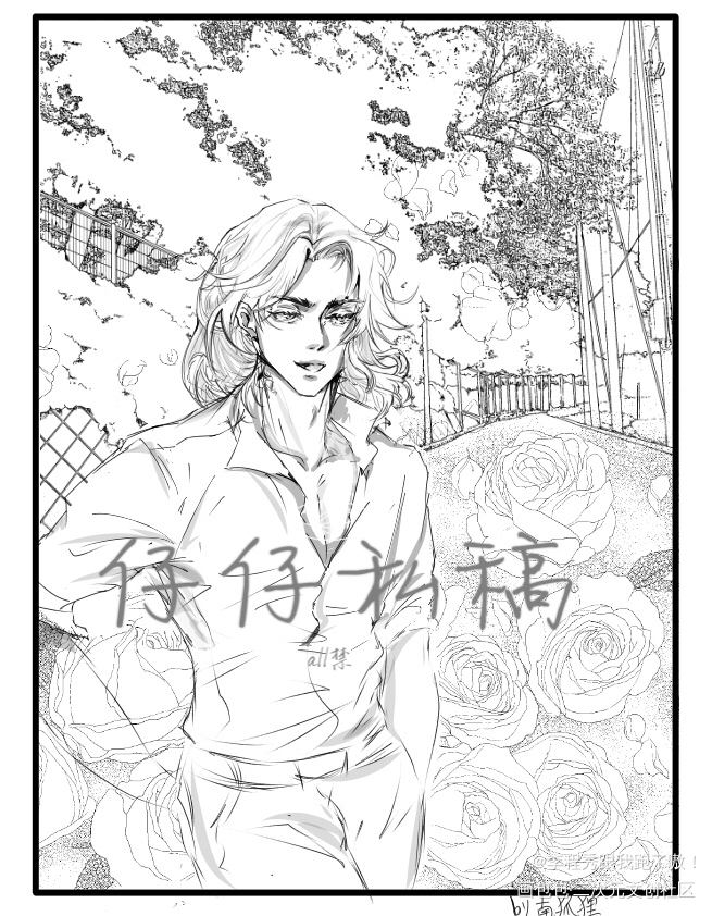 宋居寒_188男团寒故绘画作品