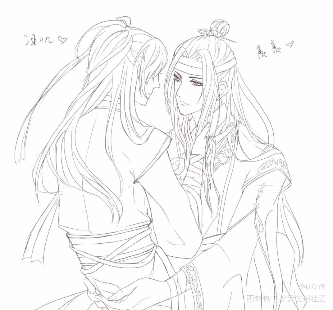 忘羡_魔道祖师忘羡绘画作品