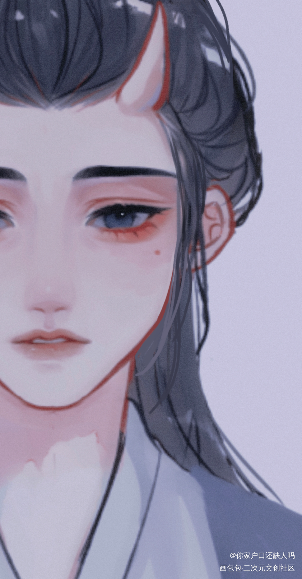 摸摸?_古风oc绘画作品