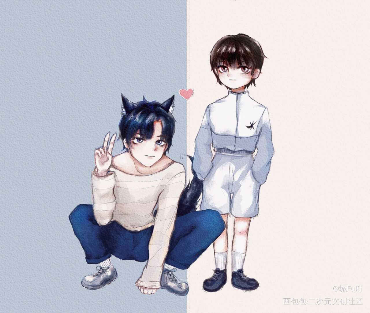 李简十周年快乐！！！_188男团李简李玉简隋英绘画作品