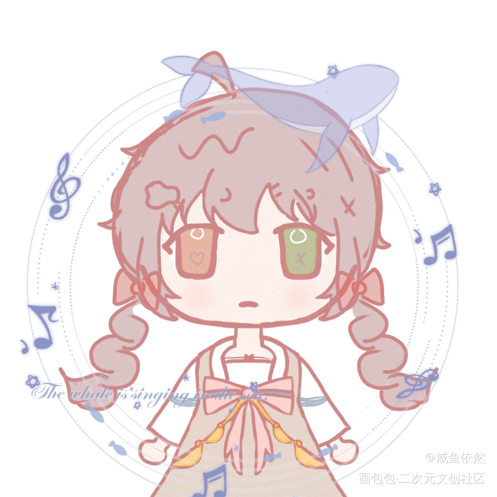 可爱的孩子_平涂Q版绘画作品