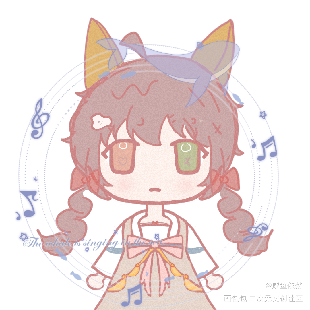 可爱的孩子_平涂Q版绘画作品