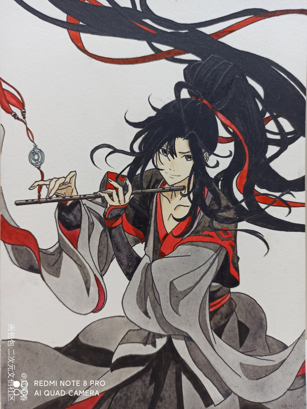 魔道祖师忘羡临摹绘画作品