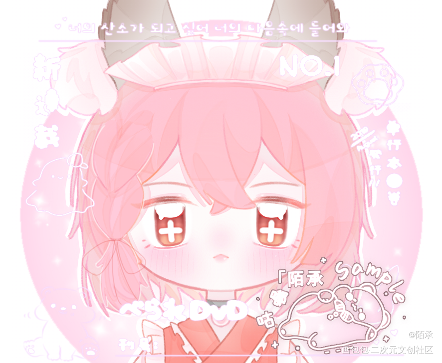 稿_平涂Q版绘画作品