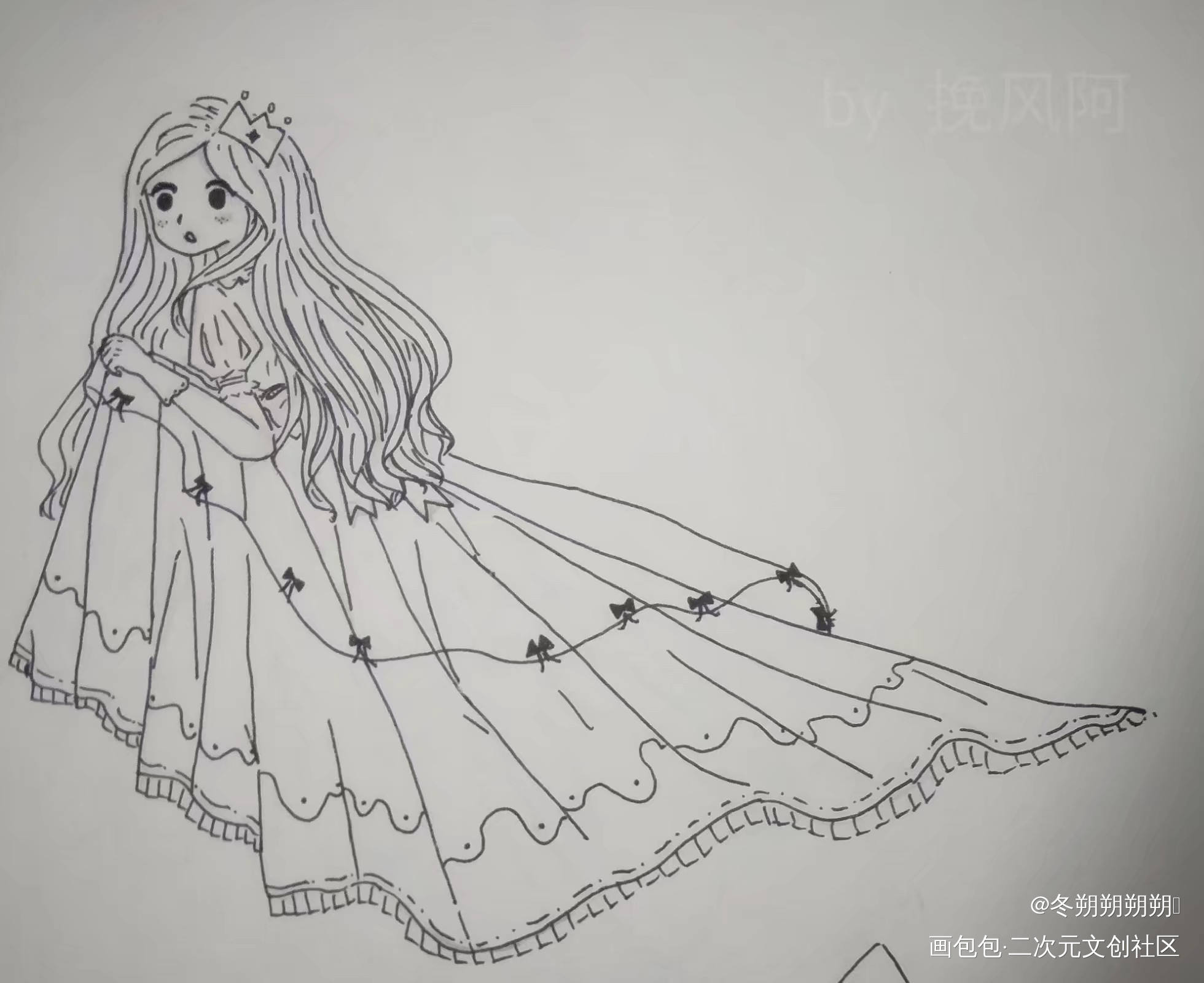 “迪士尼在逃公主”_手绘求点评我要上首推oc绘画作品