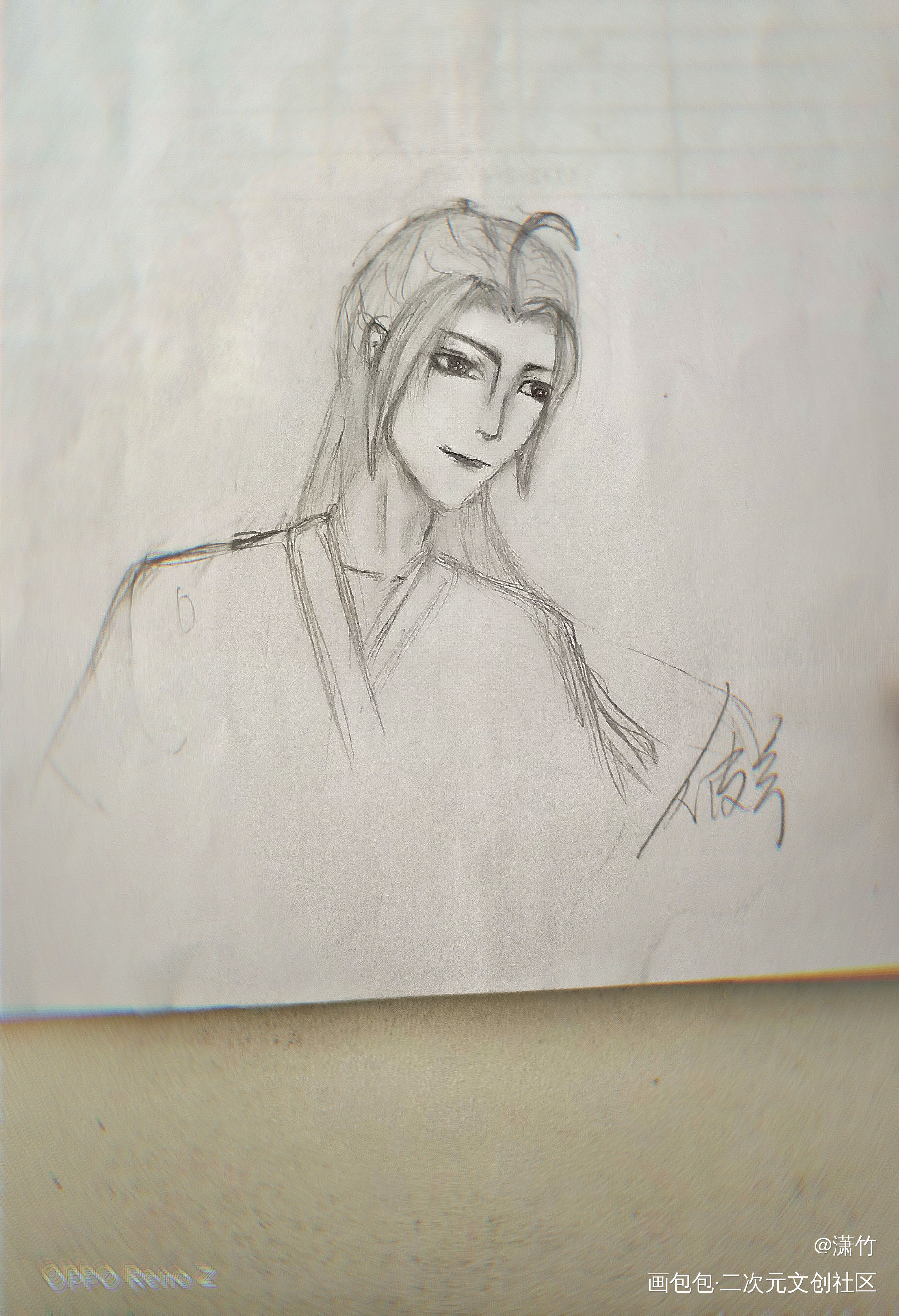 夷陵老祖_魔道祖师魏无羡手绘古风绘画作品