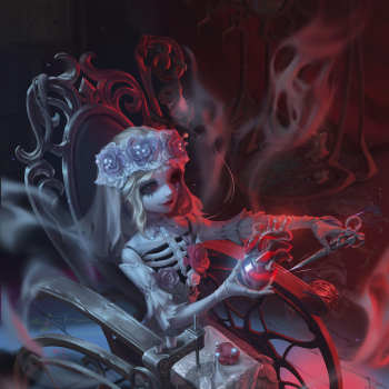 夜魔皮肤美美子_第五人格厚涂插画画画绘画绘画作品