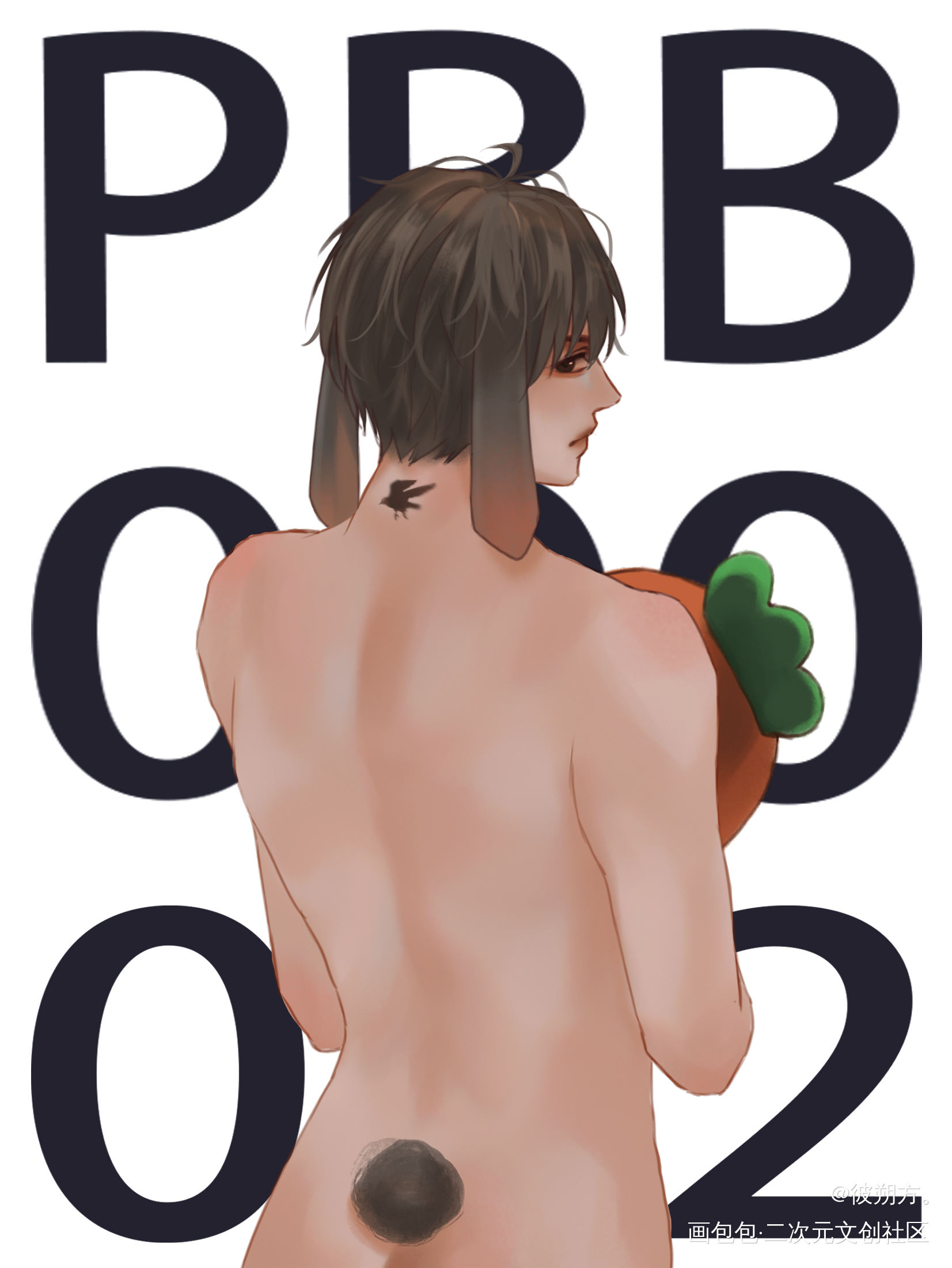 _垂耳执事陆上锦言逸陆言绘画作品