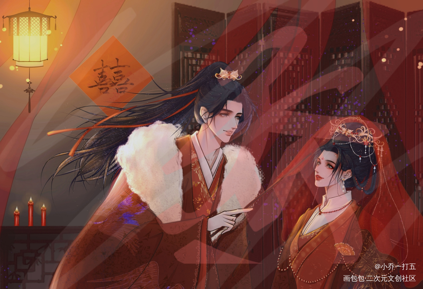 是稿勿用哦_立绘古风插画板绘插画绘画作品