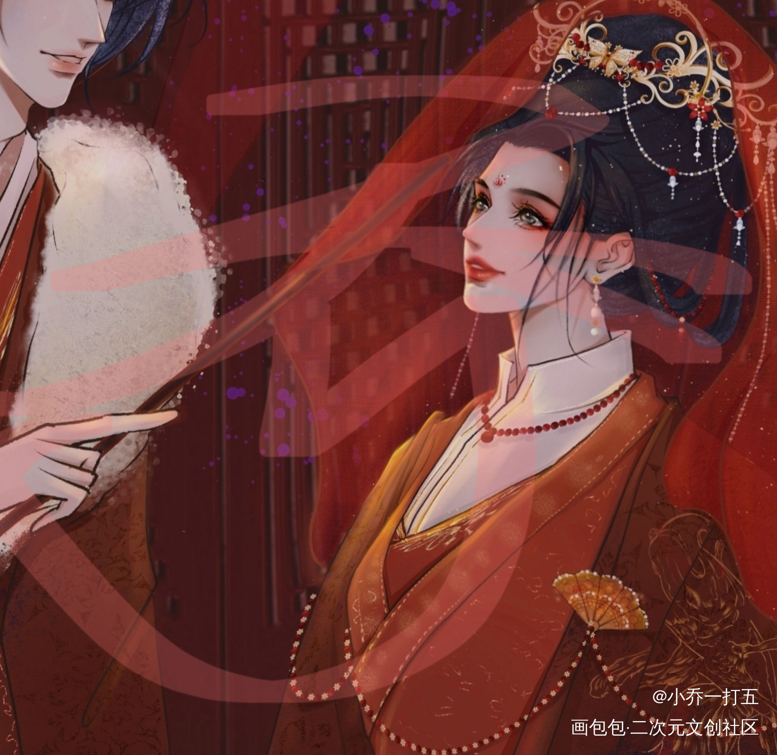 是稿勿用哦_立绘古风插画板绘插画绘画作品