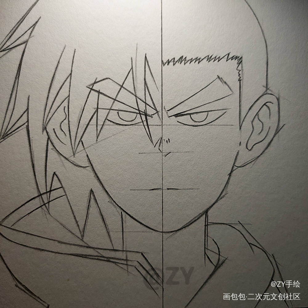 伍六七(临摹)_刺客伍六七伍六七临摹手绘动漫头像画画绘画作品