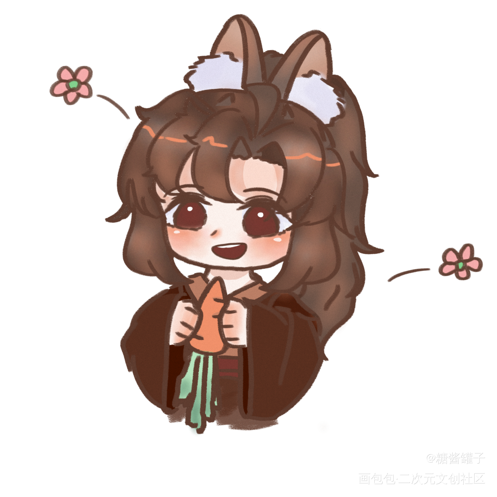 喜欢_魔道祖师魏无羡古风平涂Q版魔道祖师Q版绘画作品