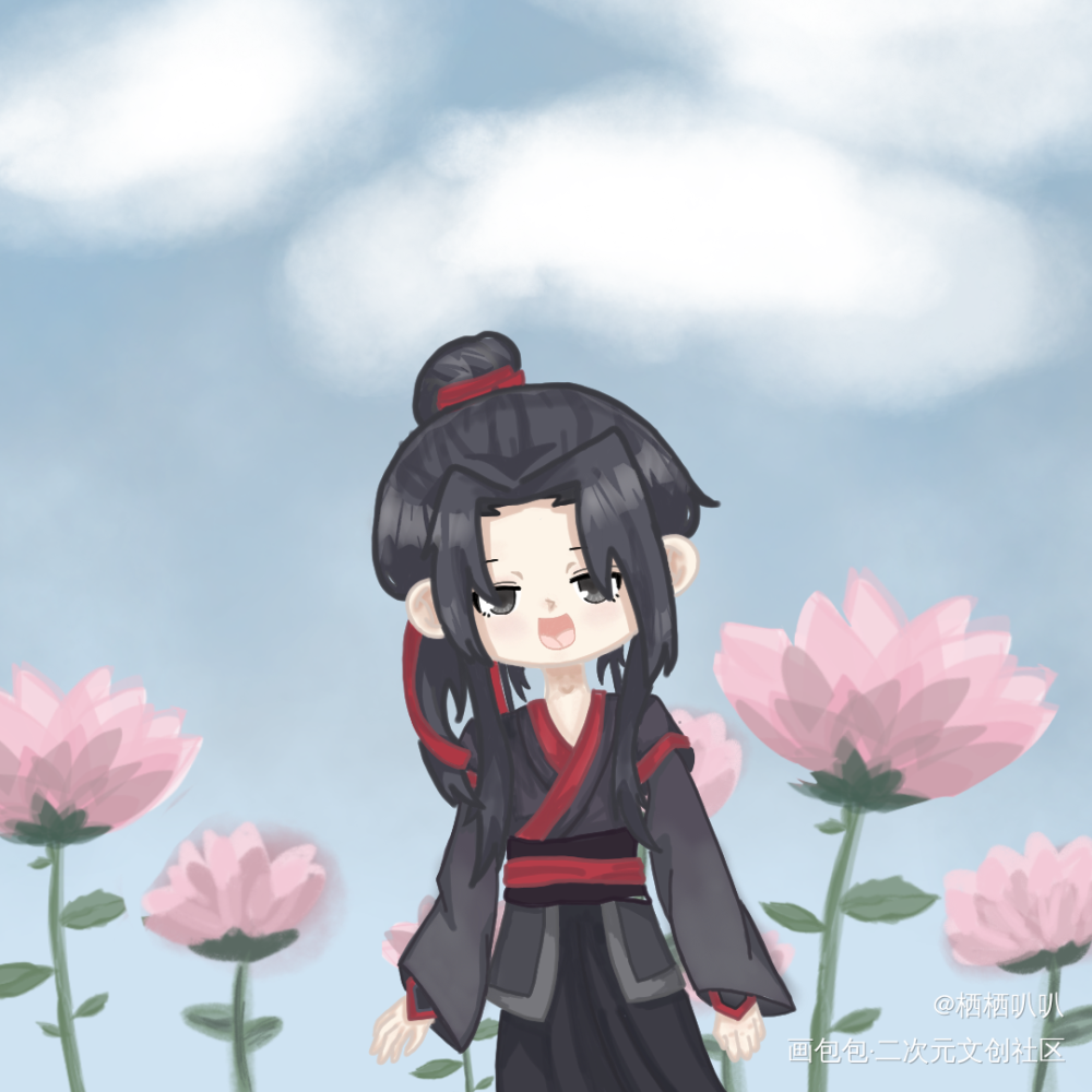 羡羡_魔道祖师魏无羡绘画作品