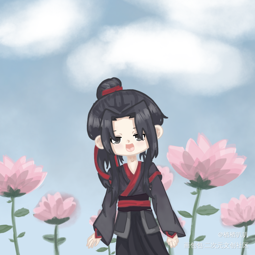 羡羡_魔道祖师魏无羡绘画作品