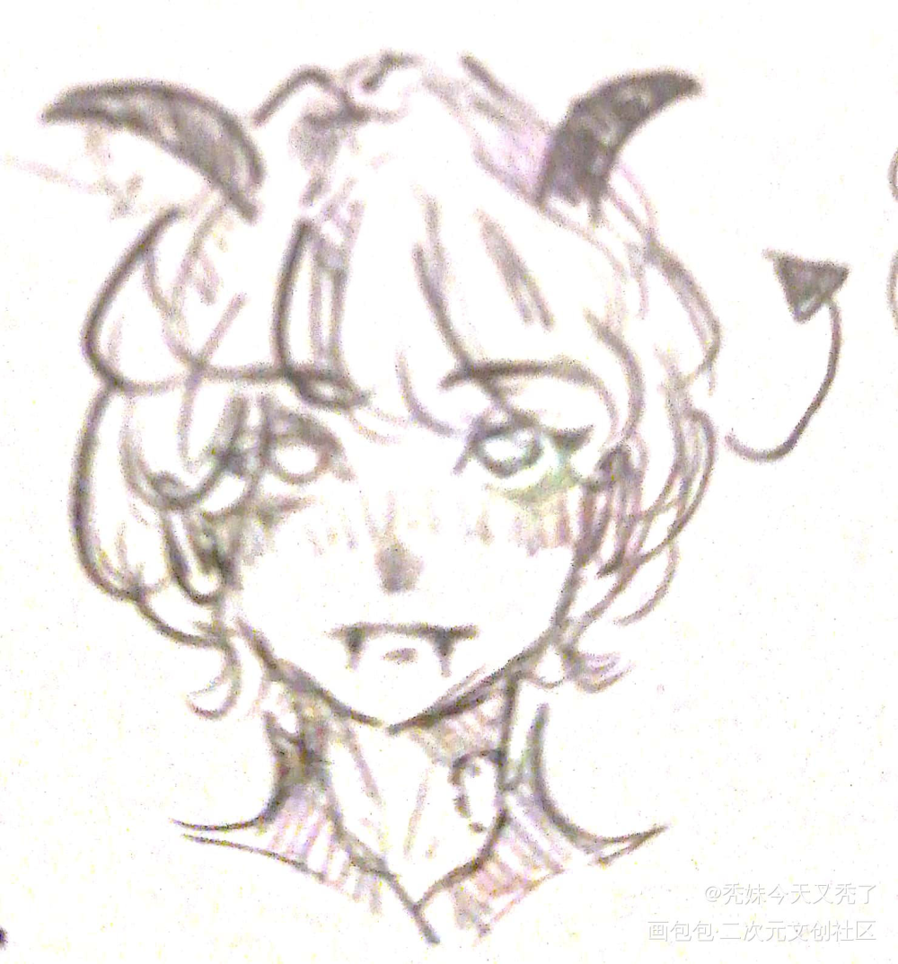 小恶魔甜辛_谁把谁当真188男团妹叔赵锦辛手绘绘画作品
